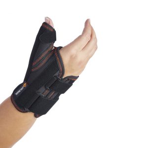 MUÑEQUERA CON FÉRULA DE PULGAR RÍGIDA