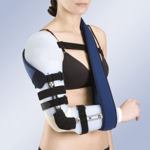 ORTESIS DE CODO ARTICULADO DE BRAZO Y ANTEBRAZO EN TERMOPLÁSTICO