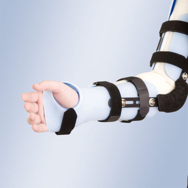 ORTESIS DE CODO ARTICULADO DE BRAZO Y ANTEBRAZO CON SOPORTE DE MANO EN TERMOPLÁSTICO - Imagen 2